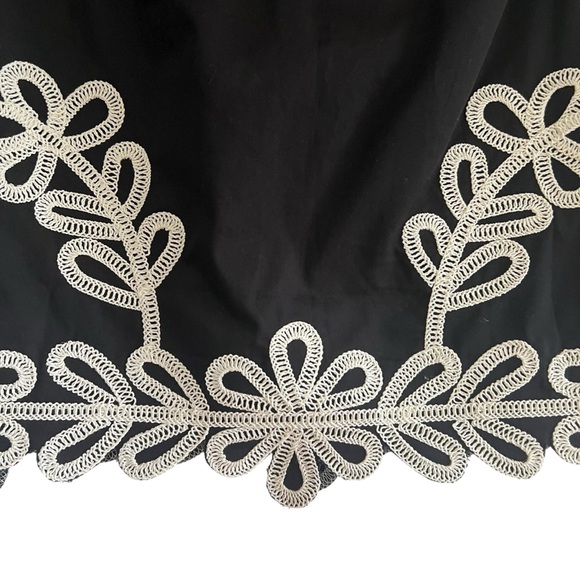 Commense embroidered floral motif a-line mini skirt size M like new condition - Picture 10 of 12